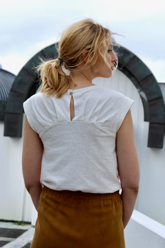 Dísan í hvítri hempblöndu