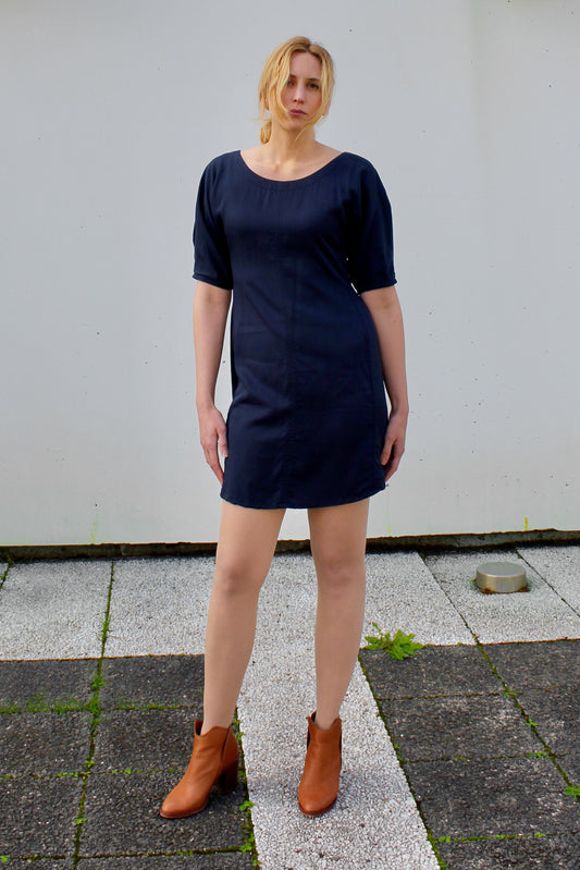 Elfan Dress Navy