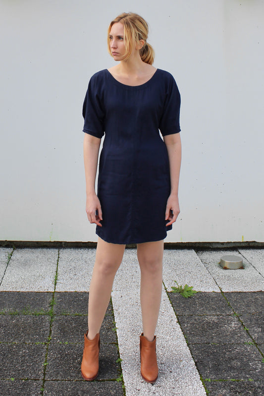 Elfan Dress Navy
